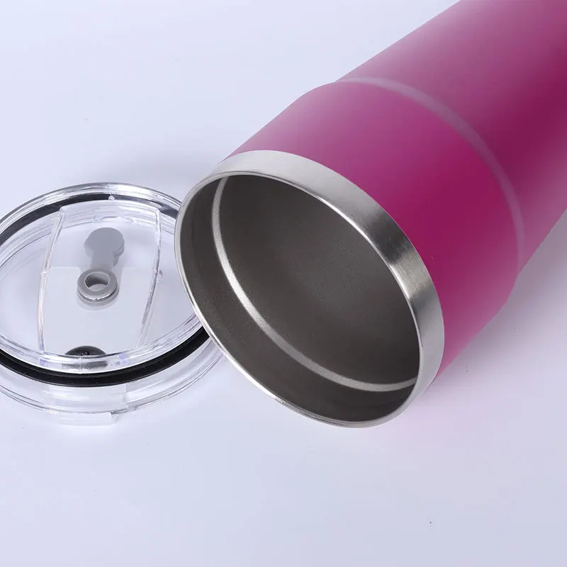 16oz 26 oz Double Wall Tumbler Insulation Metal Travel Coffee Mug Stainless Steel Thermos Cup With Lids - Image 6