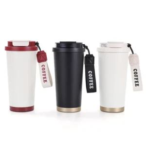 550ml Stainless Steel Insulated Travel Coffee Mug with Lid Portable Vacuum Thermo Coffee Tumbler Cups