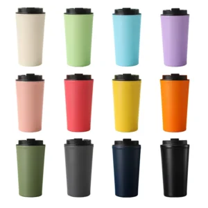 Wholesale Custom Color 500ML Double Wall American Style Stainless Steel Vacuum Insulated Coffee Tumbler
