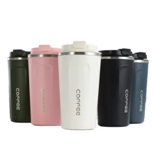 380ml  510ml New Double Wall Tumbler Vacuum Insulated  Reusable Stainless Steel Coffee Mug with Lid