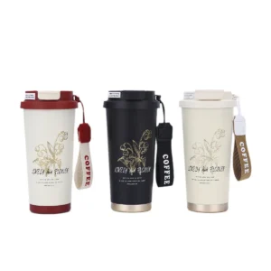 High Quality Custom 530ML Stainless Steel Drinking Tumbler Cups Vacuum Insulated Travel Coffee Tumbler with Lid