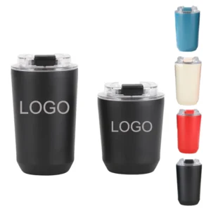 280ML 380ML  Double Walled Travel Vacuum Coffee Mug Reusable Stainless Steel Tumbler Coffee Mugs with Lids