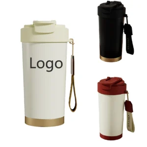 500ml Stainless Steel Tumbler Cups Vacuum Insulated Tumblers Travel Coffee Mug with Dual Drinking Lid